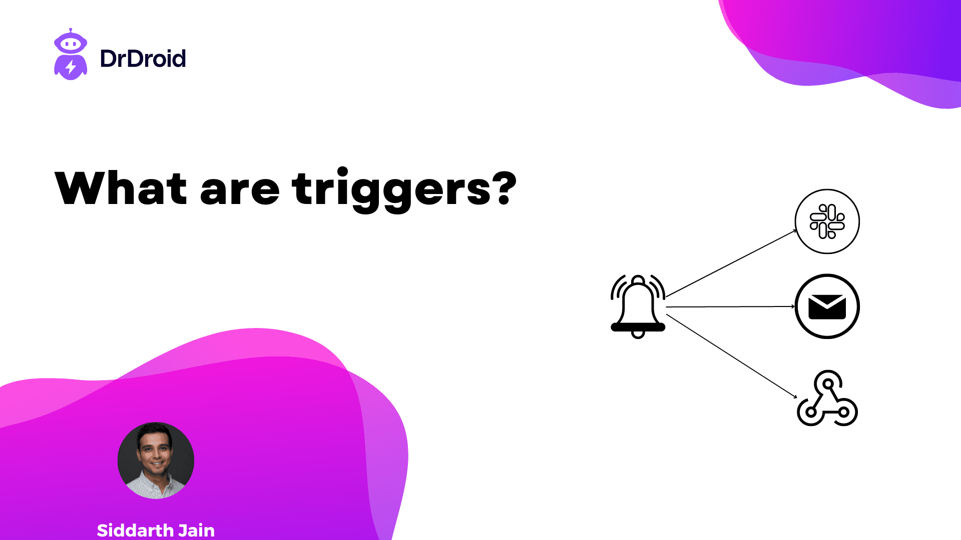 What are triggers on Doctor Droid?